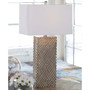 Platinum Column Table Lamp