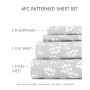 The Timeless Classics by Home Collection Premium Ultra Soft Pattern 3 Piece Bed Sheet Set - Twin