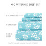 The Timeless Classics by Home Collection Premium Ultra Soft Pattern 3 Piece Bed Sheet Set - Twin