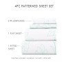 The Timeless Classics by Home Collection Premium Ultra Soft Pattern 3 Piece Bed Sheet Set - Twin