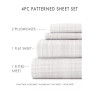 The Timeless Classics by Home Collection Premium Ultra Soft Pattern 3 Piece Bed Sheet Set - Twin