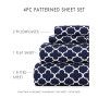 The Timeless Classics by Home Collection Premium Ultra Soft Pattern 3 Piece Bed Sheet Set - Twin