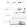 The Boho & Beyond Premium Ultra Soft Pattern 3 Piece Bed Sheet Set by Home Collection - Twin