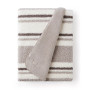 Lindy Striped Sherpa Throw, 50" x 70"