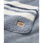 Lindy Striped Sherpa Throw, 50" x 70"