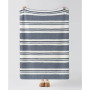 Lindy Striped Sherpa Throw, 50" x 70"
