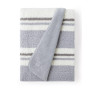 Lindy Striped Sherpa Throw, 50" x 70"