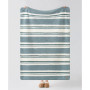 Lindy Striped Sherpa Throw, 50" x 70"