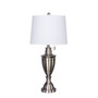 1587BS 31" Classic Urn Brushed Steel Table Lamp