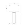 Regina Andrew Gear Alabaster Table Lamp