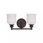 Melrose 2-Light Bathroom Vanity Light