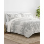 All Season 2 Piece Distressed Aztec Reversible Quilt Set, Twin/Twin XL