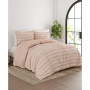 Home Collection 3 Piece Premium Ultra Soft Stripe Reversible Comforter Set, Queen