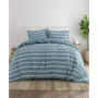 Home Collection 3 Piece Premium Ultra Soft Stripe Reversible Comforter Set, Queen