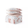 All Season 2 Piece Scrolled Patchwork Reversible Quilt Set, Twin/Twin XL