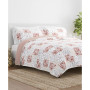 All Season 2 Piece Scrolled Patchwork Reversible Quilt Set, Twin/Twin XL