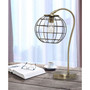 Arched Metal Cage Table Lamp