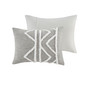 Hayes Chenille 3-Piece Cotton Comforter Set, Full/Queen