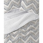 All Season 2 Piece Diamond Chevron Reversible Quilt Set, Twin/Twin XL