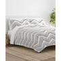 All Season 2 Piece Diamond Chevron Reversible Quilt Set, Twin/Twin XL