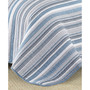 Jettison Grey/Blue Cotton Reversible 3-Piece Quilt Set, Full/Queen