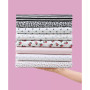 3 Piece Ribbon Pinstripe Sheet Set, Twin