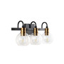 Marais 3-Light Rustic Vintage-Inspired LED Vanity Light