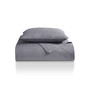 Vega Grey Geometric Pinsonic Quilt Set, Twin