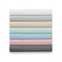 300 Thread Count Cotton Percale Deep Pocket 4 Piece Sheet Set, Twin