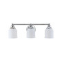 Lydia 3-Light Glass Farmhouse Cottage LED Vanity Light