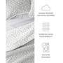 All Season 2 Piece Painted Dots Reversible Quilt Set, Twin/Twin XL