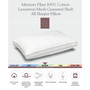 Memory Fiber Pillow 100% Cotton Luxurious Mesh Gusseted Shell All Sleeper Pillow - Standard