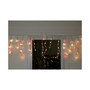 Set of 150 Red Clear Mini Icicle Christmas Lights 3" Spacing - White Wire