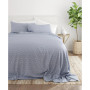 Home Collection Premium Ultra Soft Chambray Style Pattern 3 Piece Bed Sheets Set, Twin