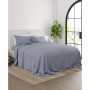 Home Collection Premium Ultra Soft Chambray Style Pattern 3 Piece Bed Sheets Set, Twin