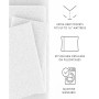 Home Collection Premium Ultra Soft Chambray Style Pattern 3 Piece Bed Sheets Set, Twin