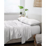 Home Collection Premium Ultra Soft Chambray Style Pattern 3 Piece Bed Sheets Set, Twin
