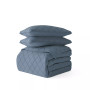 All Season 2 Piece Diamond Stitch Quilt Set, Twin/Twin XL
