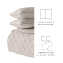 All Season 2 Piece Diamond Stitch Quilt Set, Twin/Twin XL
