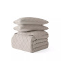 All Season 2 Piece Diamond Stitch Quilt Set, Twin/Twin XL