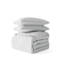 All Season 2 Piece Diamond Stitch Quilt Set, Twin/Twin XL