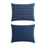 Longdale Solid Stripe Brushed Microfiber 2 Piece Duvet Cover Set, Twin