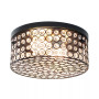 Elegant Designs Elipse Crystal 2 Light Round Ceiling Flush Mount