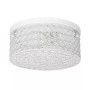 Elegant Designs Elipse Crystal 2 Light Round Ceiling Flush Mount