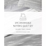 All Season 2 Piece Horizon Lines Reversible Quilt Set, Twin/Twin XL