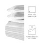 All Season 2 Piece Horizon Lines Reversible Quilt Set, Twin/Twin XL