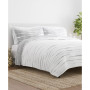 All Season 2 Piece Horizon Lines Reversible Quilt Set, Twin/Twin XL