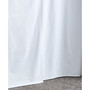 Solid White Cotton Twin XL Dorm Bedskirt