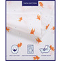 Goldfish Bright Cotton Percale Sheet Set, Twin