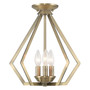 Prism 3- Light Metal Mini Pendant